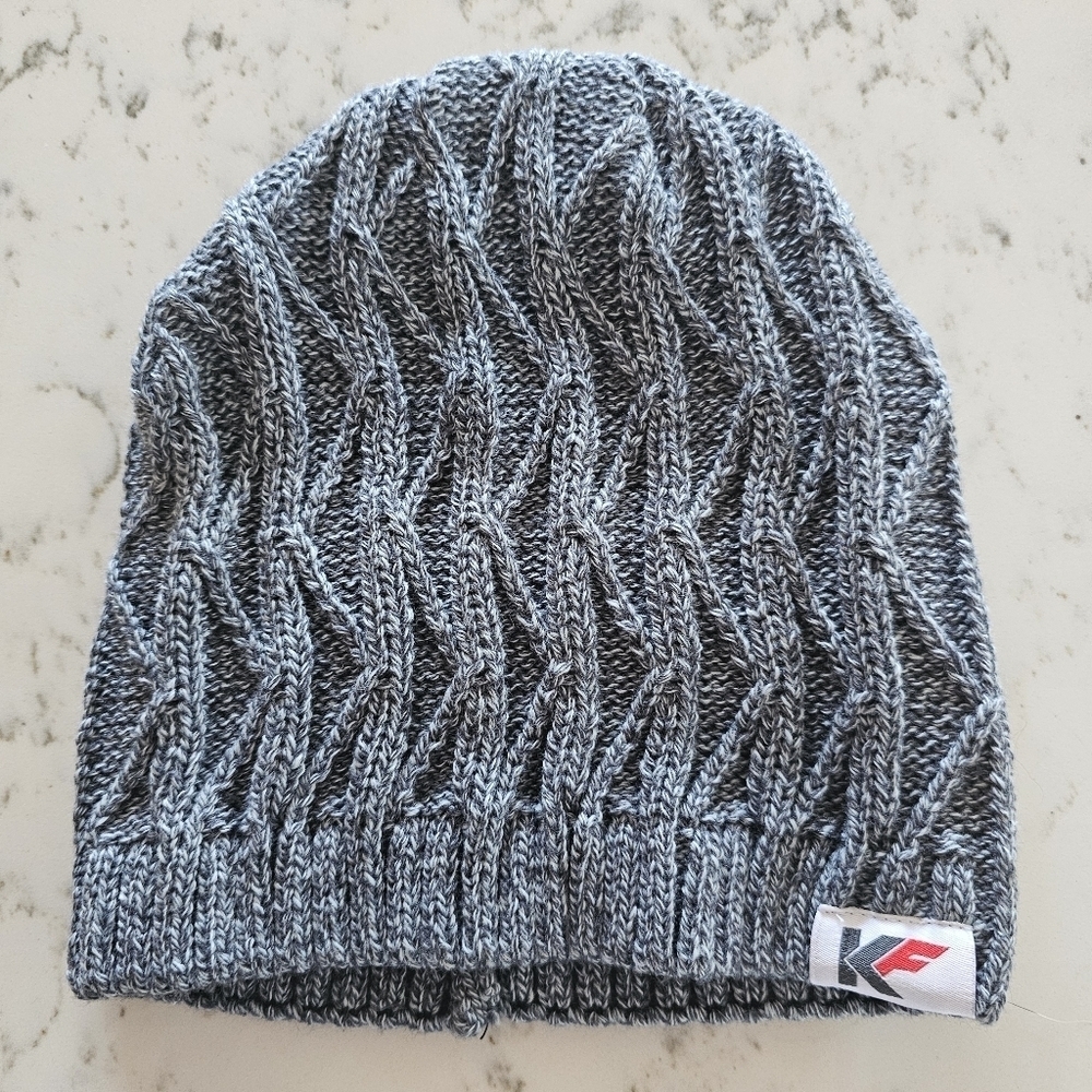 *4 for $25* Grey knit toque Beanie